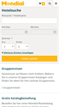 Mobile Screenshot of hotels.mondial-reisen.com