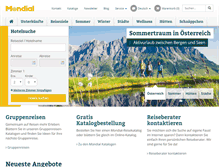 Tablet Screenshot of hotels.mondial-reisen.com